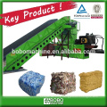 Hydraulic horizontal used cardboard baler machine